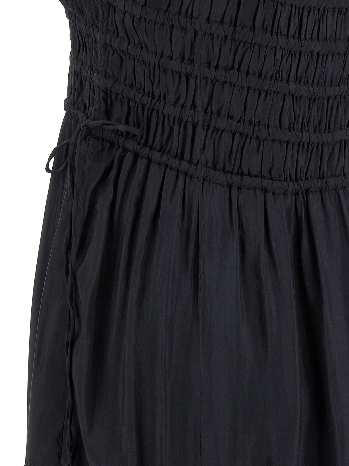 Ganni Gray Viscose Long Dress