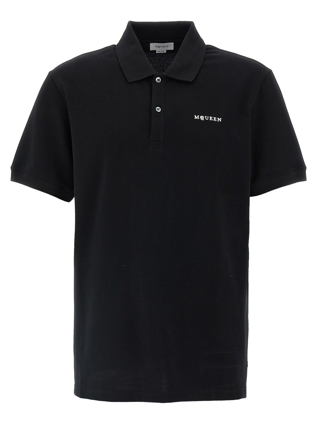 Alexander McQueen Bicolor Cotton Polo Shirt