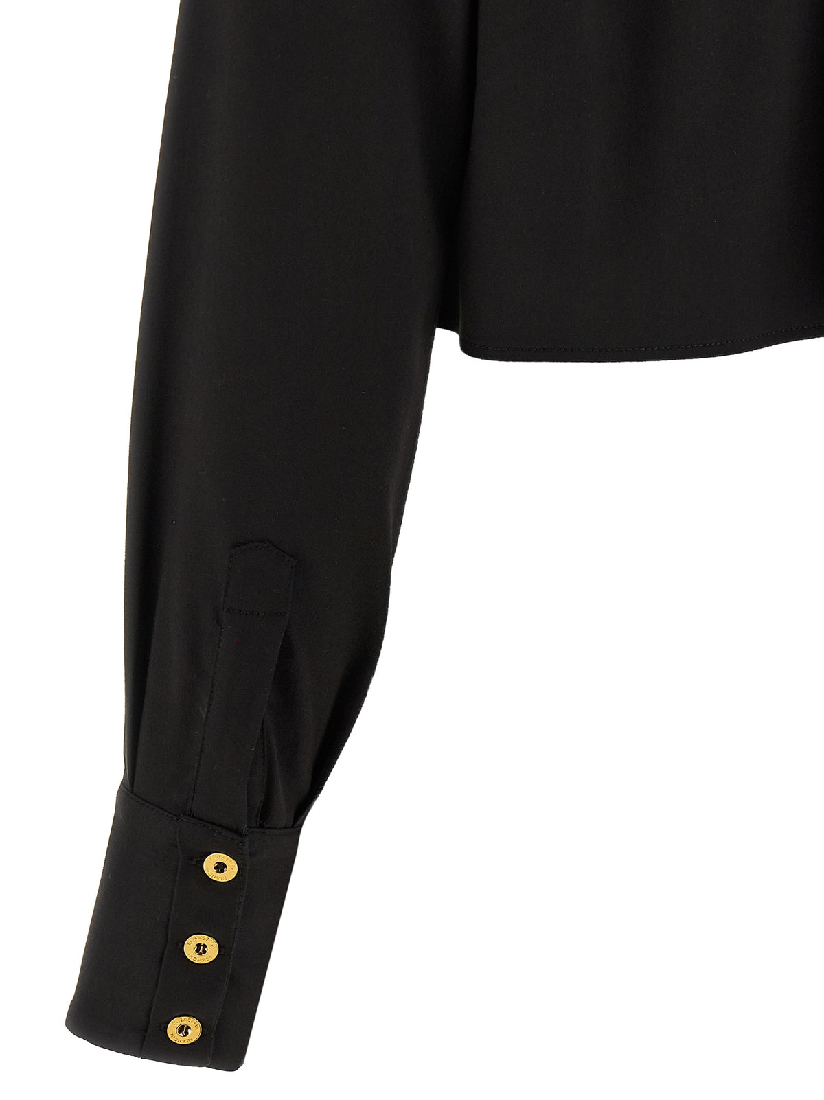 Elisabetta Franchi Black Lycra Blouse