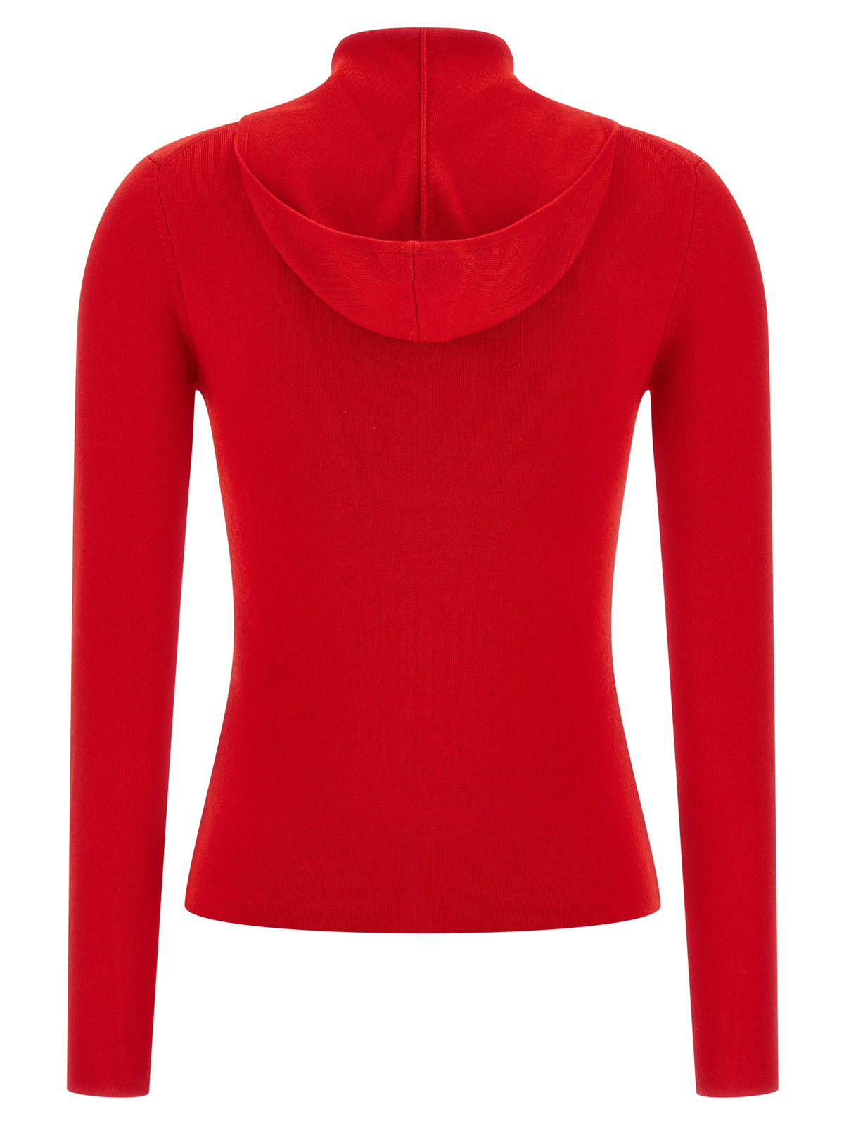 Victoria Beckham Red Wool Cardigan