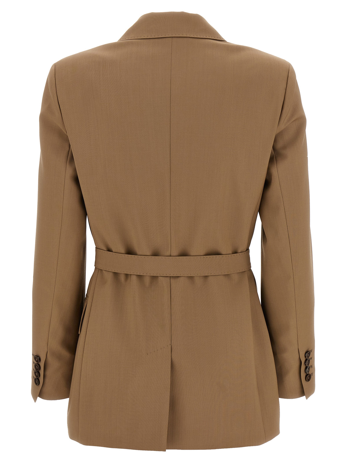 Max Mara Brown Virgin Wool Blazer