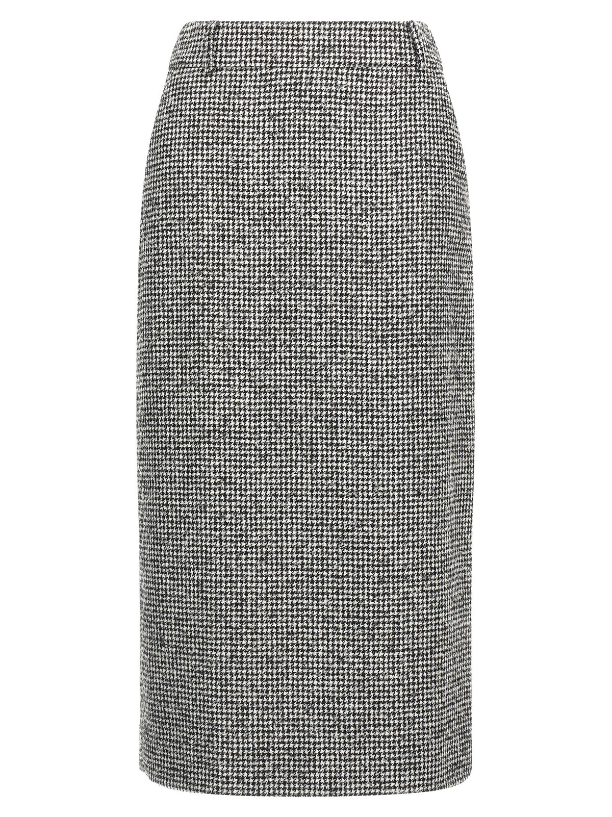 Ermanno Scervino Bicolor Wool Midi Skirt