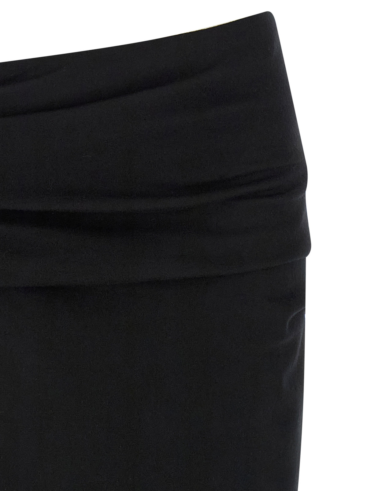 Entire Studios Black Wool Midi Skirt