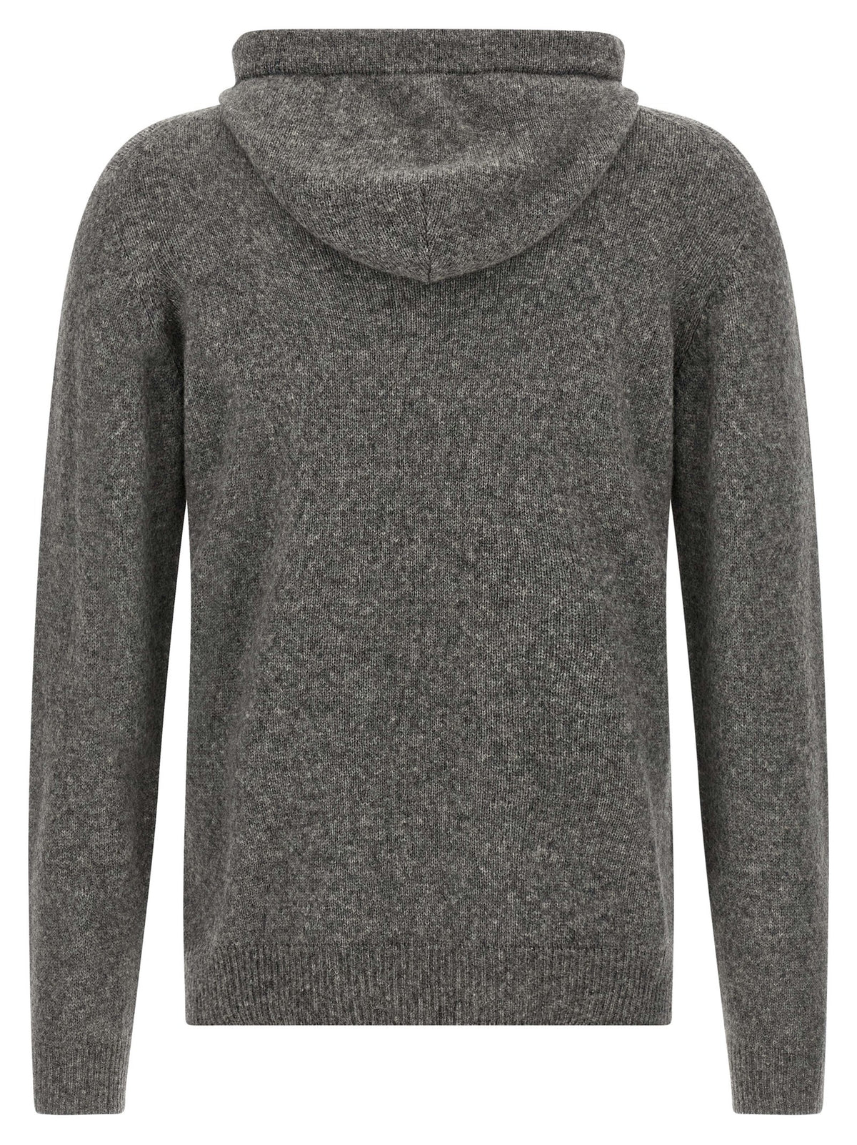 Roberto Collina Gray Virgin Wool Cardigan
