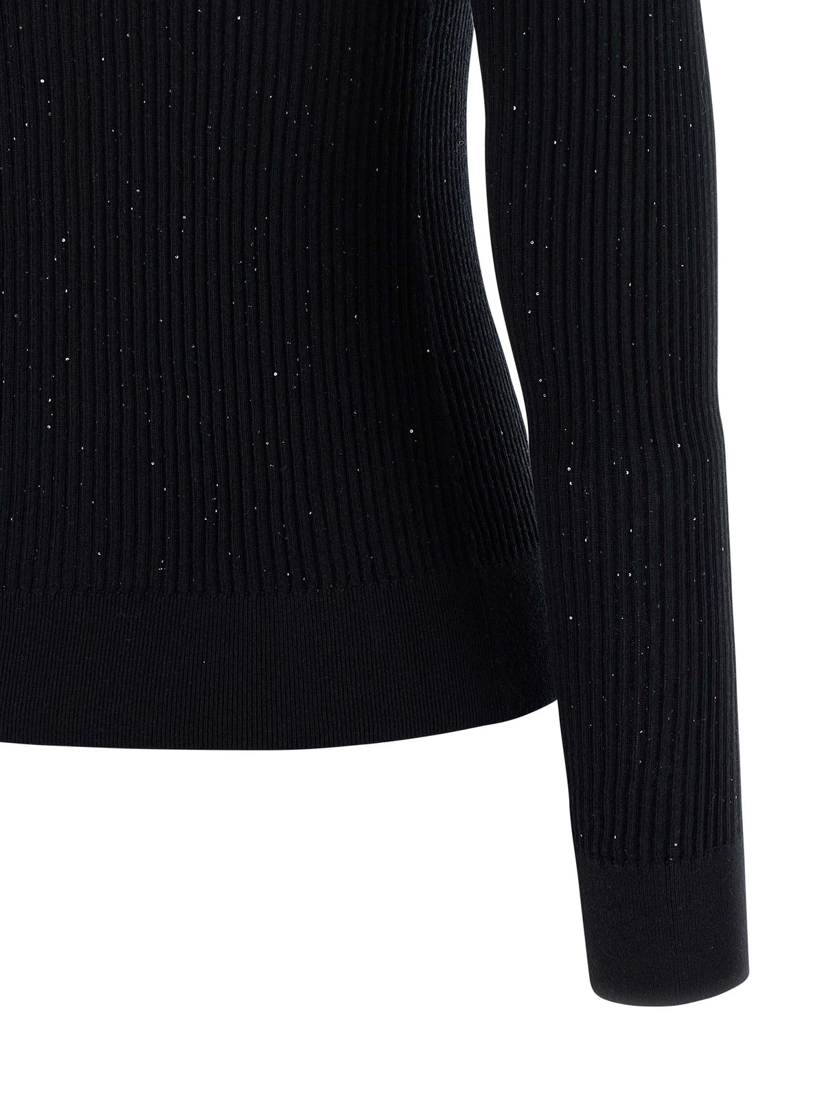 Max Mara Black Silk Cardigan