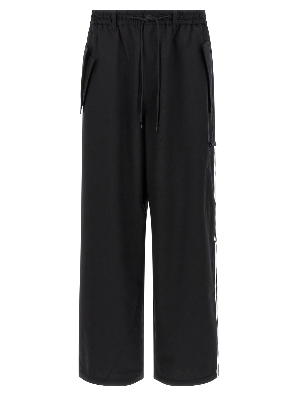 Y-3 Black Polyester Casual Pants