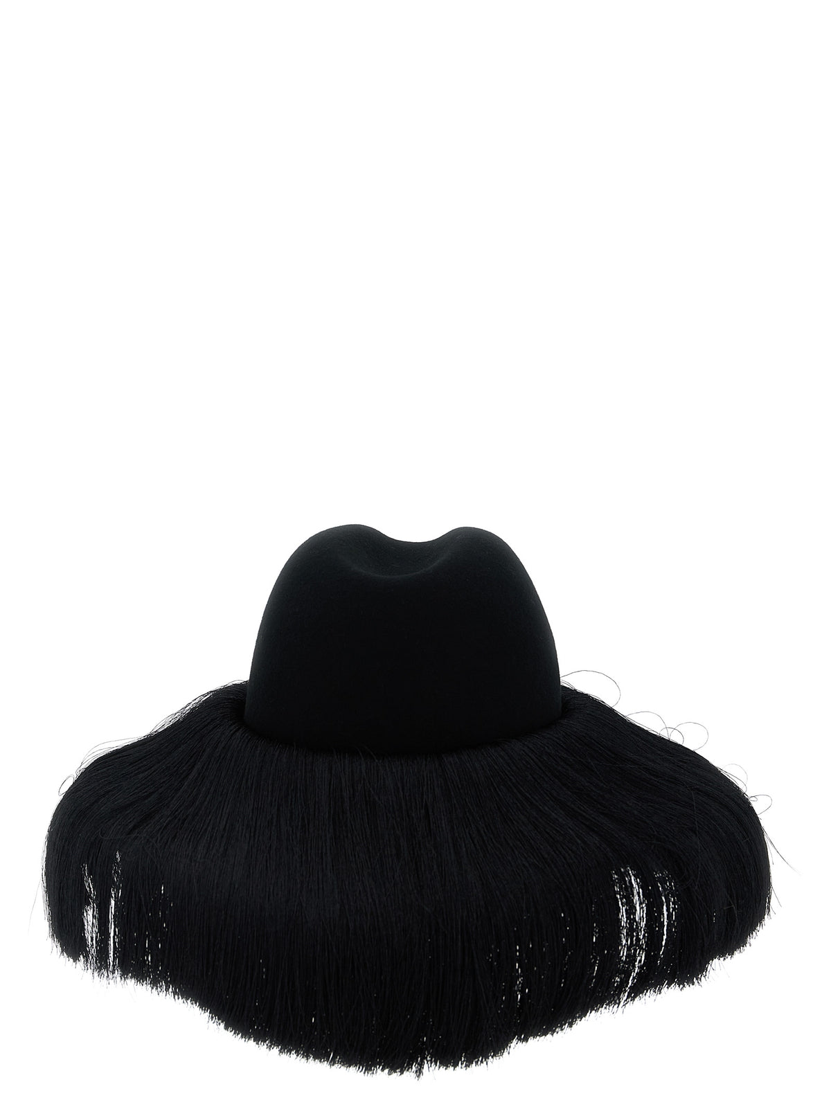 Comme Des Garçons Black Wool Fedora