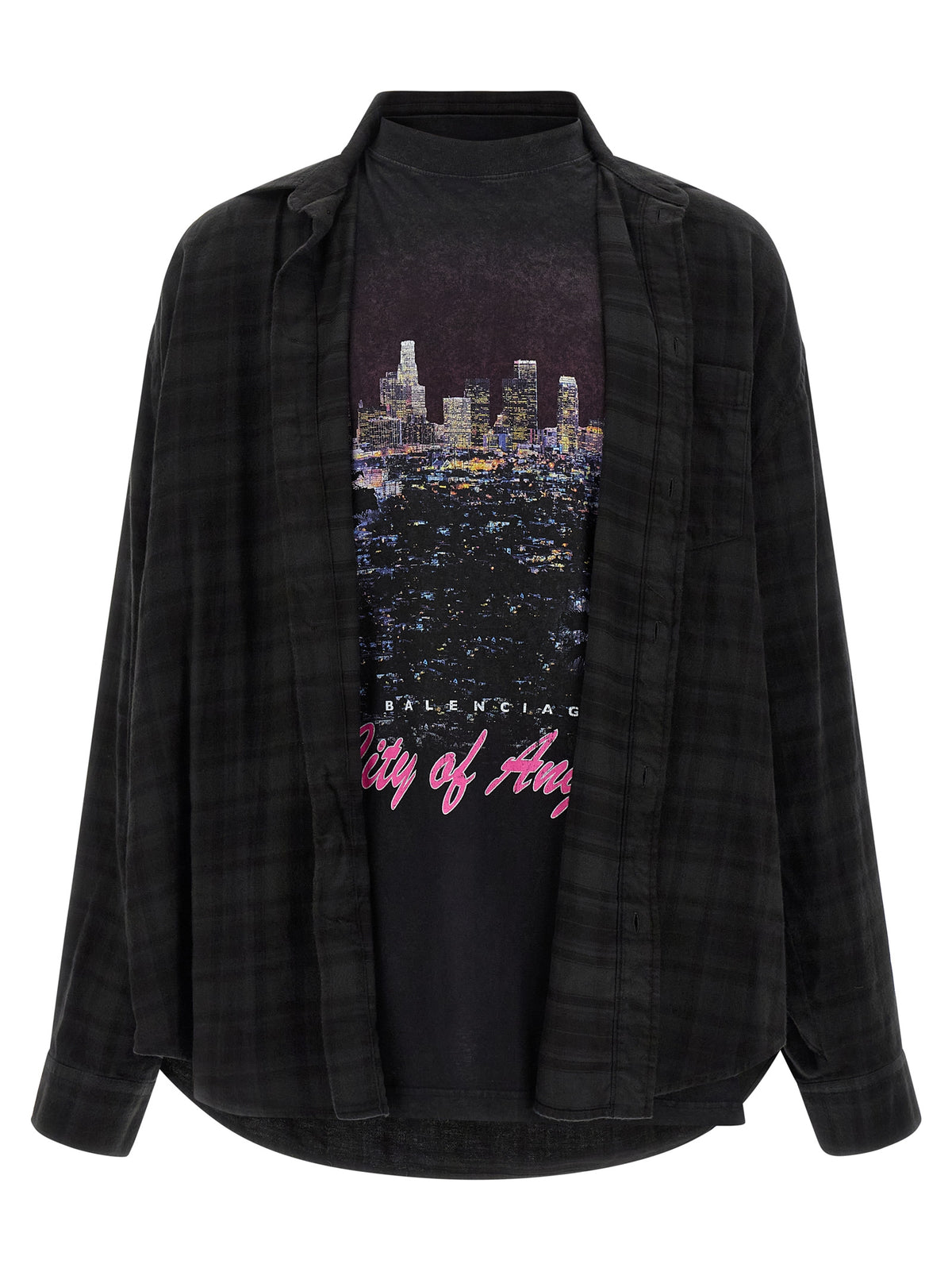 Balenciaga Black Cotton Blouse