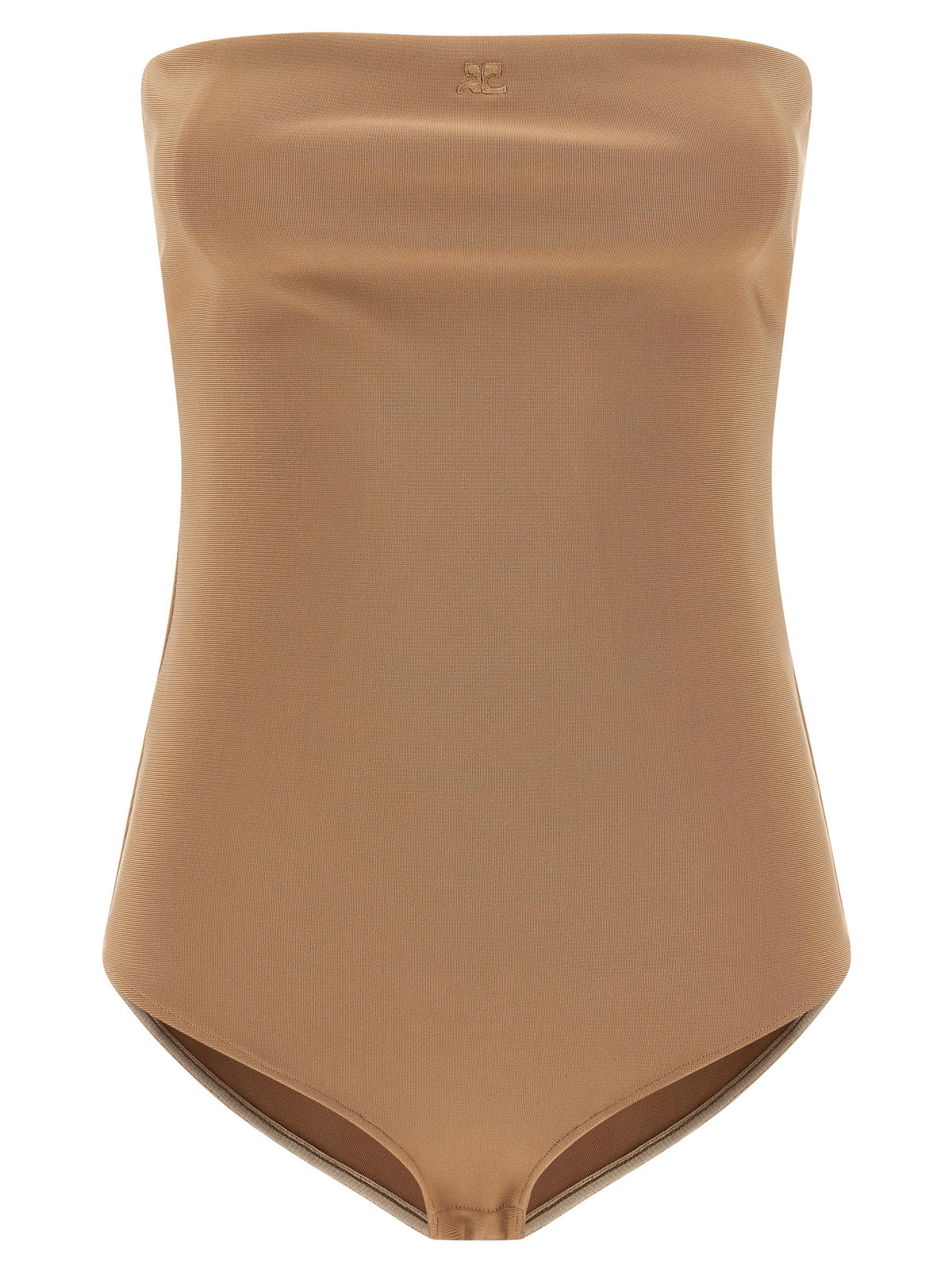Courrèges Beige Viscose Bodysuit