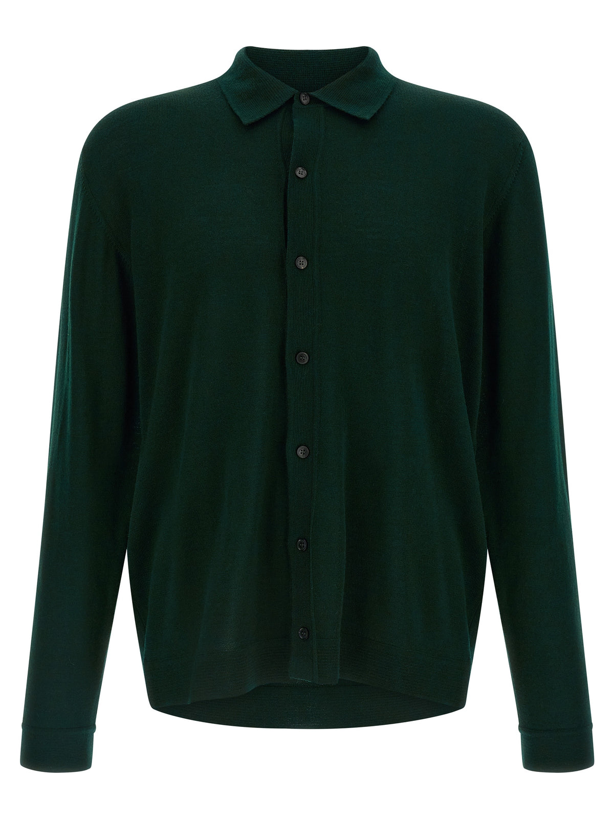 Roberto Collina Bicolor Merino Wool Cardigan