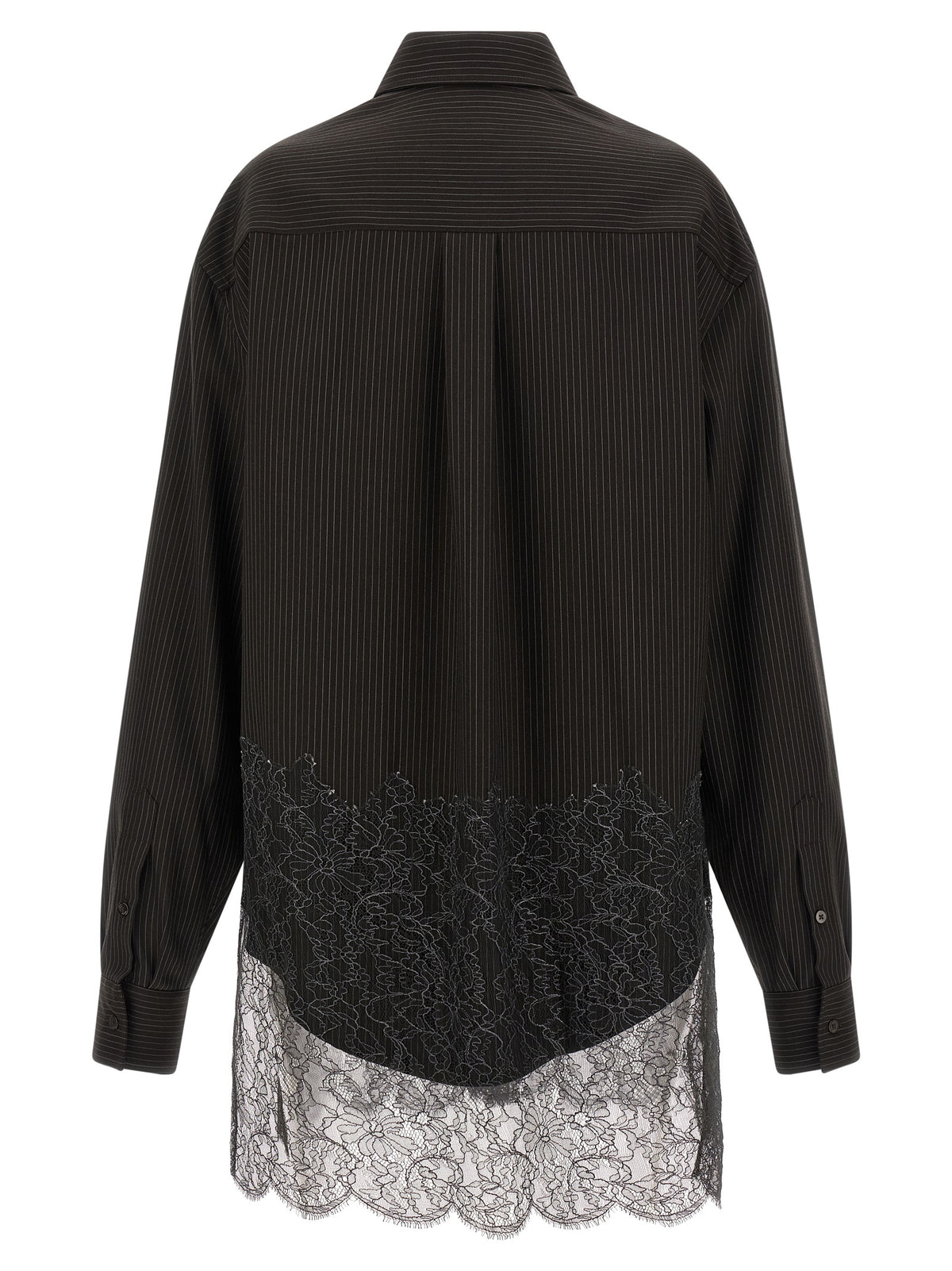 Fendi Brown Virgin Wool Blouse