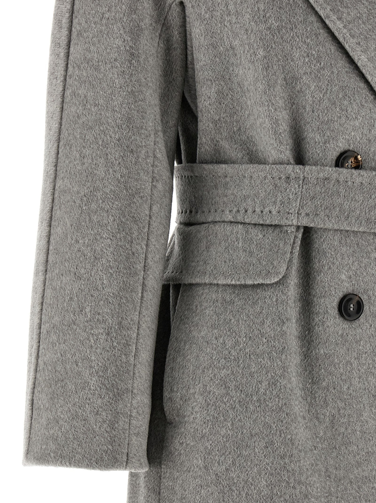 Max Mara Gray Cashmere Coat