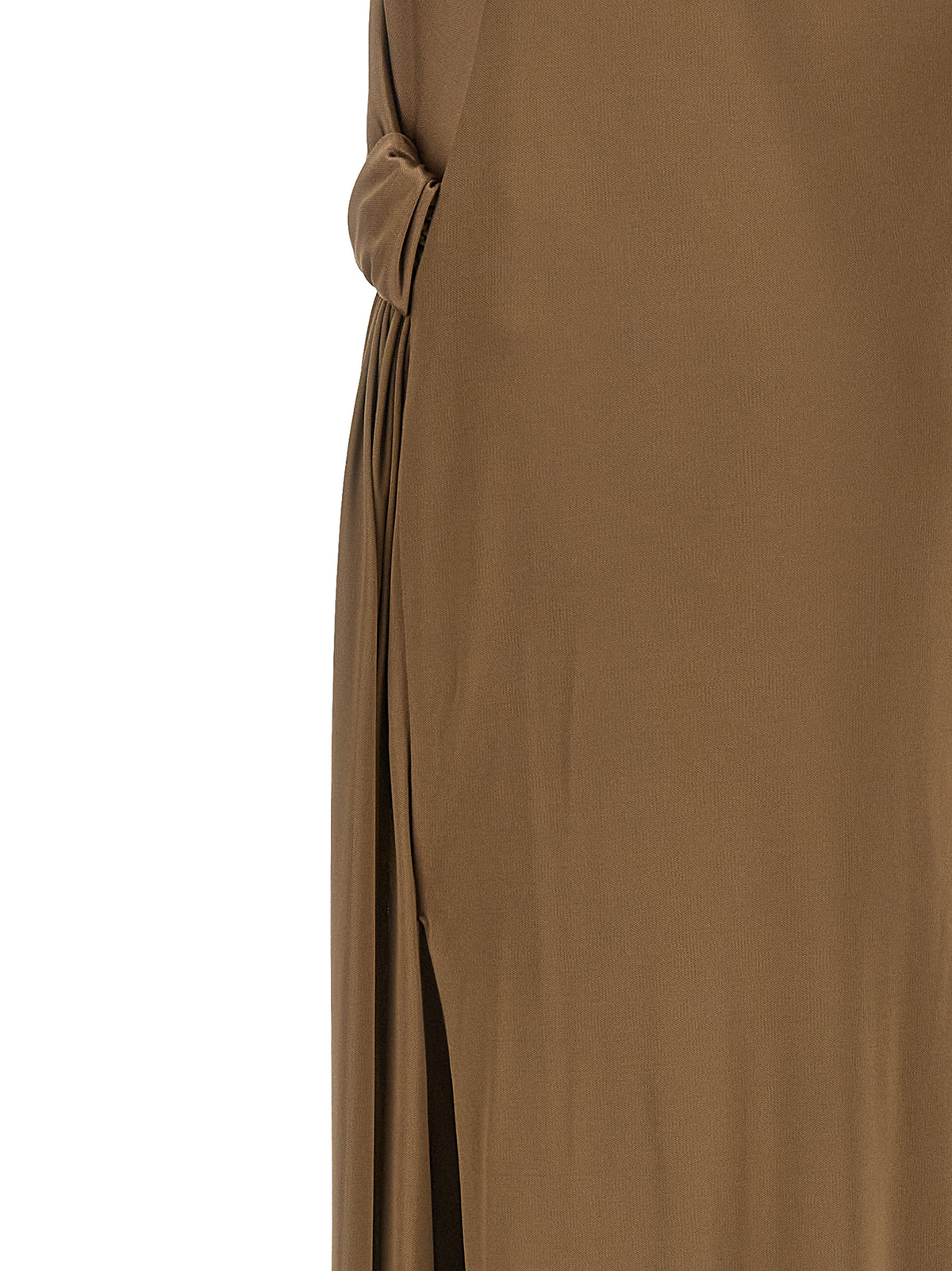 Elisabetta Franchi Beige Viscose Long Dress