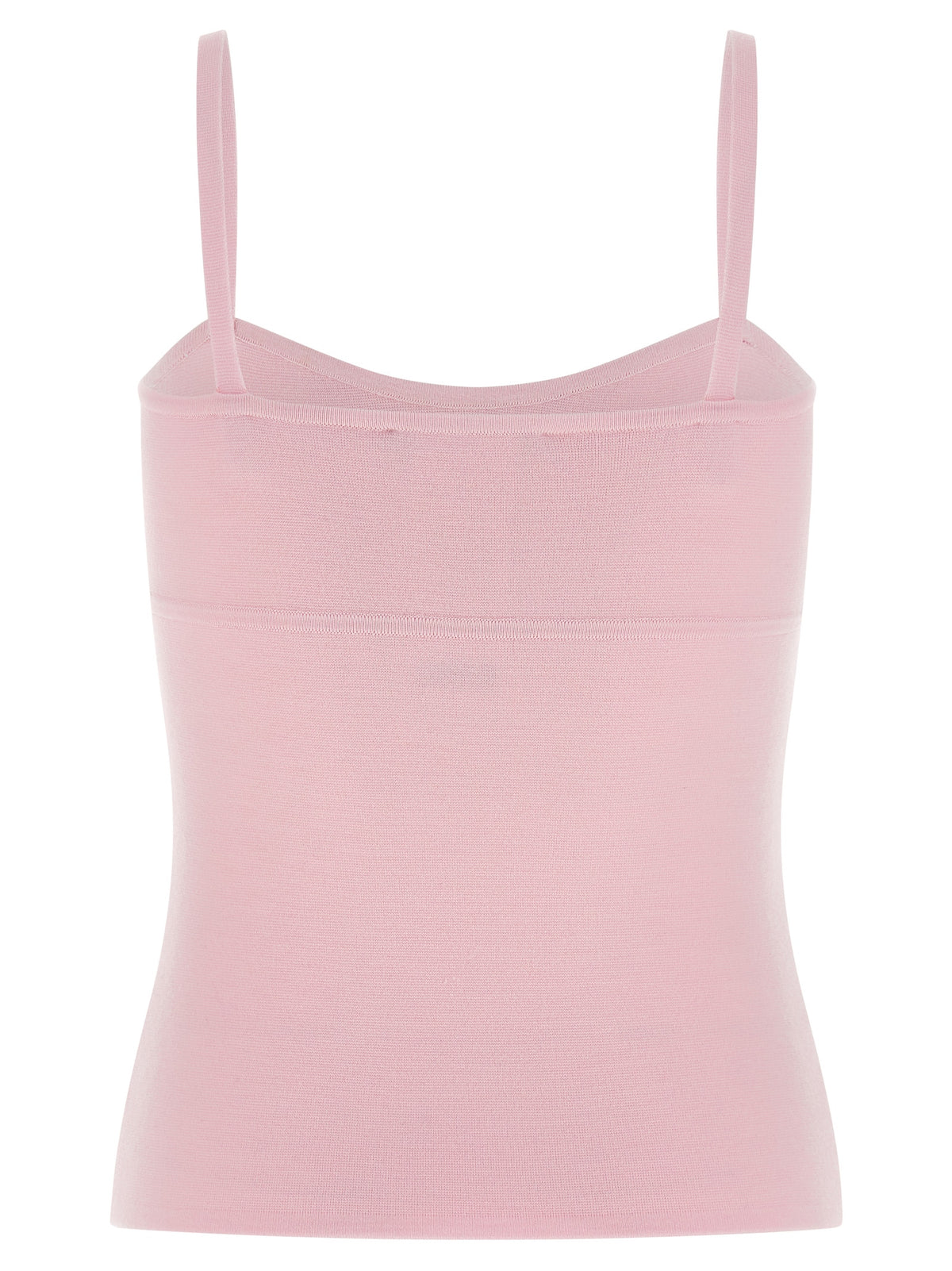 Max Mara Multicolor Virgin Wool Sleeveles T-Shirt
