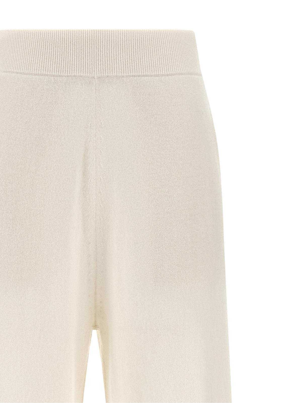 Max Mara White Cashmere Casual Pants