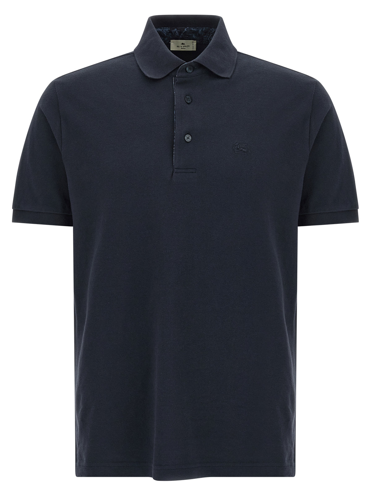 Etro Blue Cotton Polo Shirt