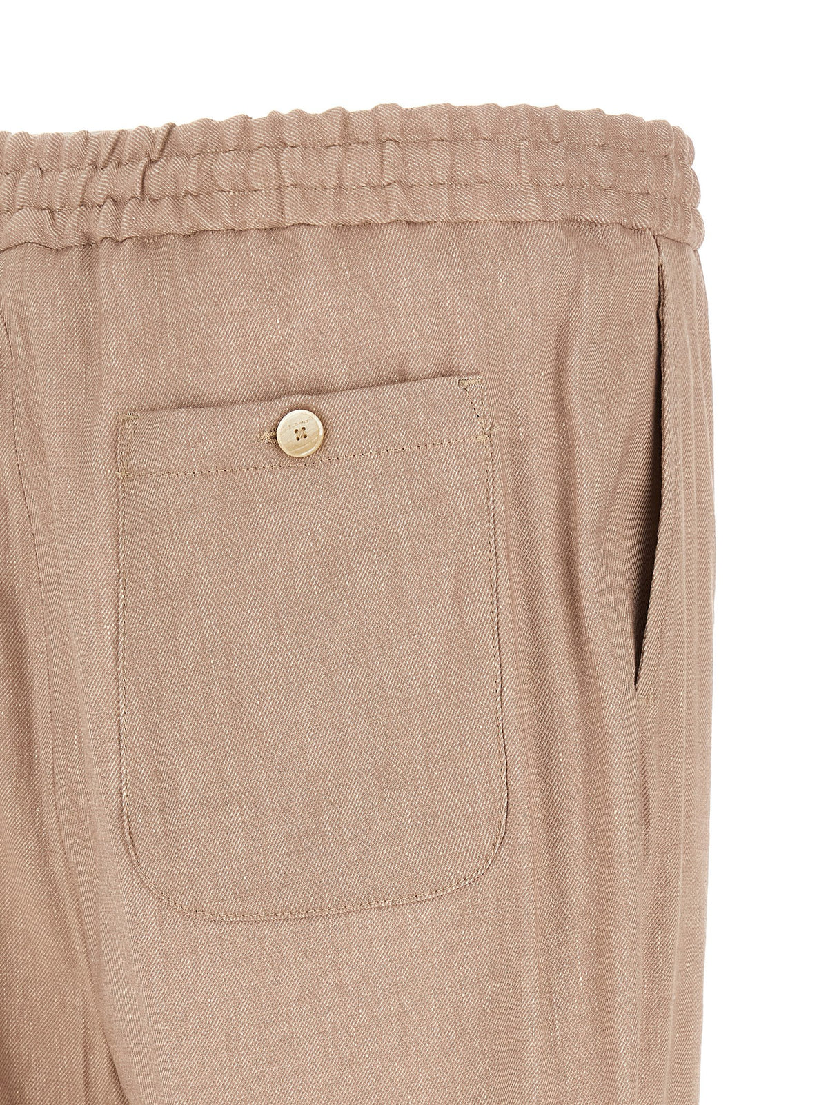 Etro Beige Linen Joggers (Workout Pants)