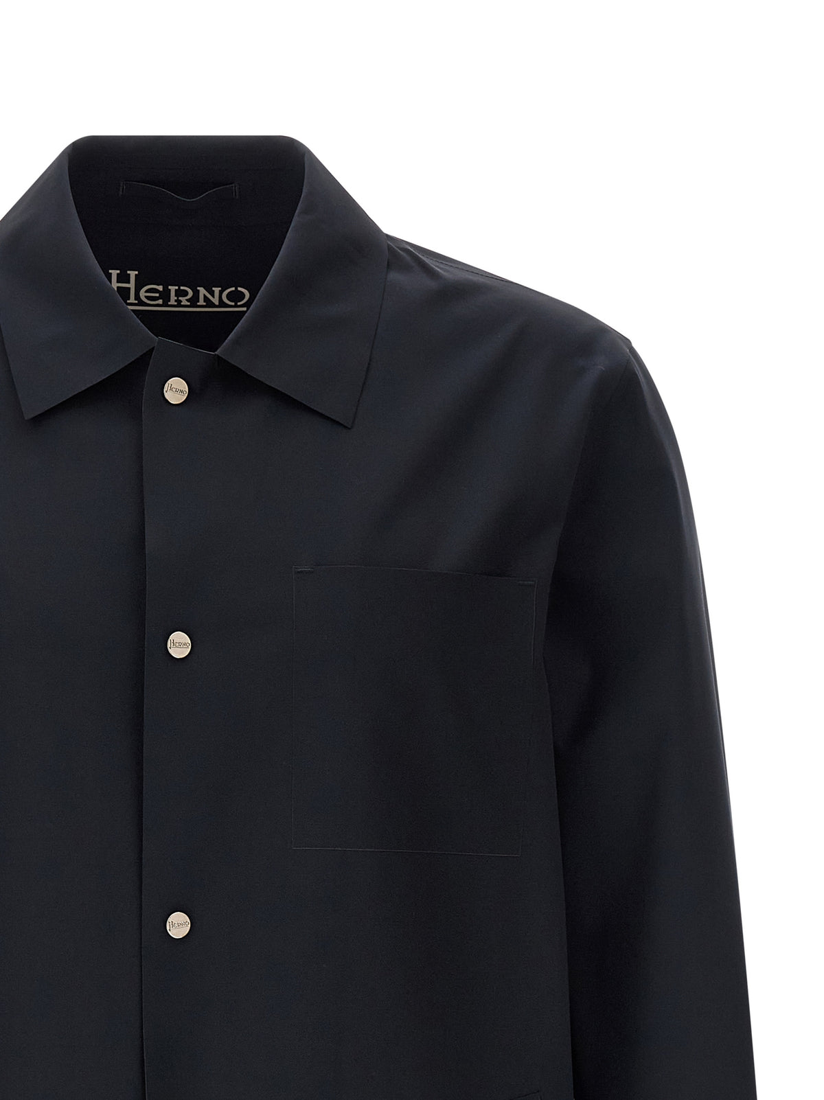 Herno Blue Polyamide Shell Jacket