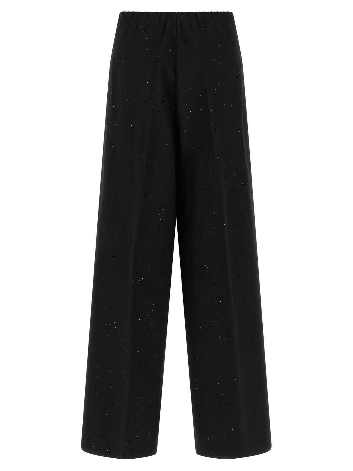 Herno Black Viscose Pants