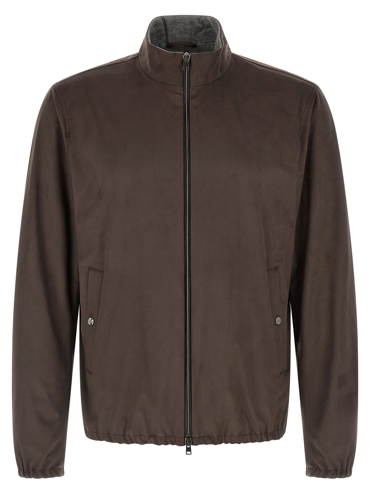 Herno Brown Polyester Jacket