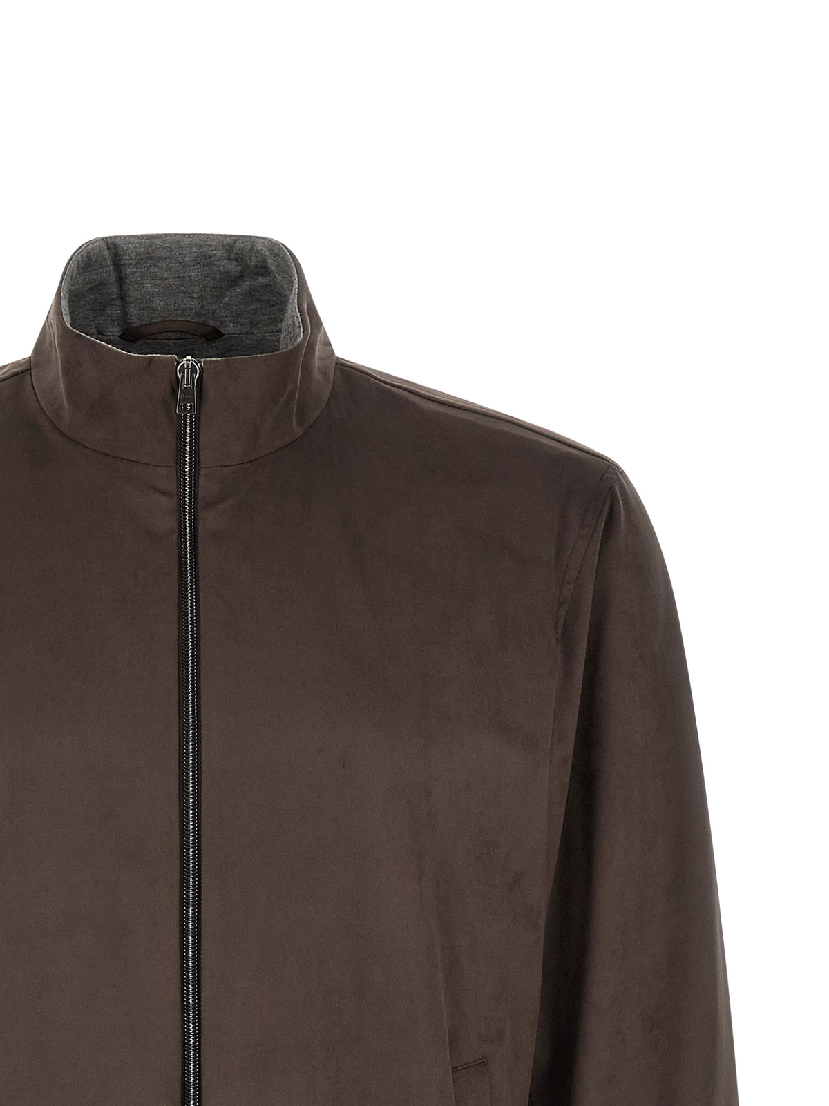 Herno Brown Polyester Jacket