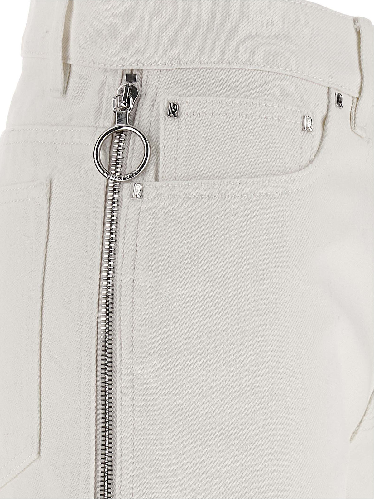 Paco Rabanne White Cotton Jeans Denim