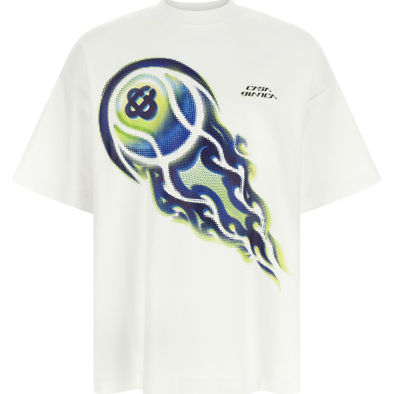 Casablanca White Cotton T-Shirt