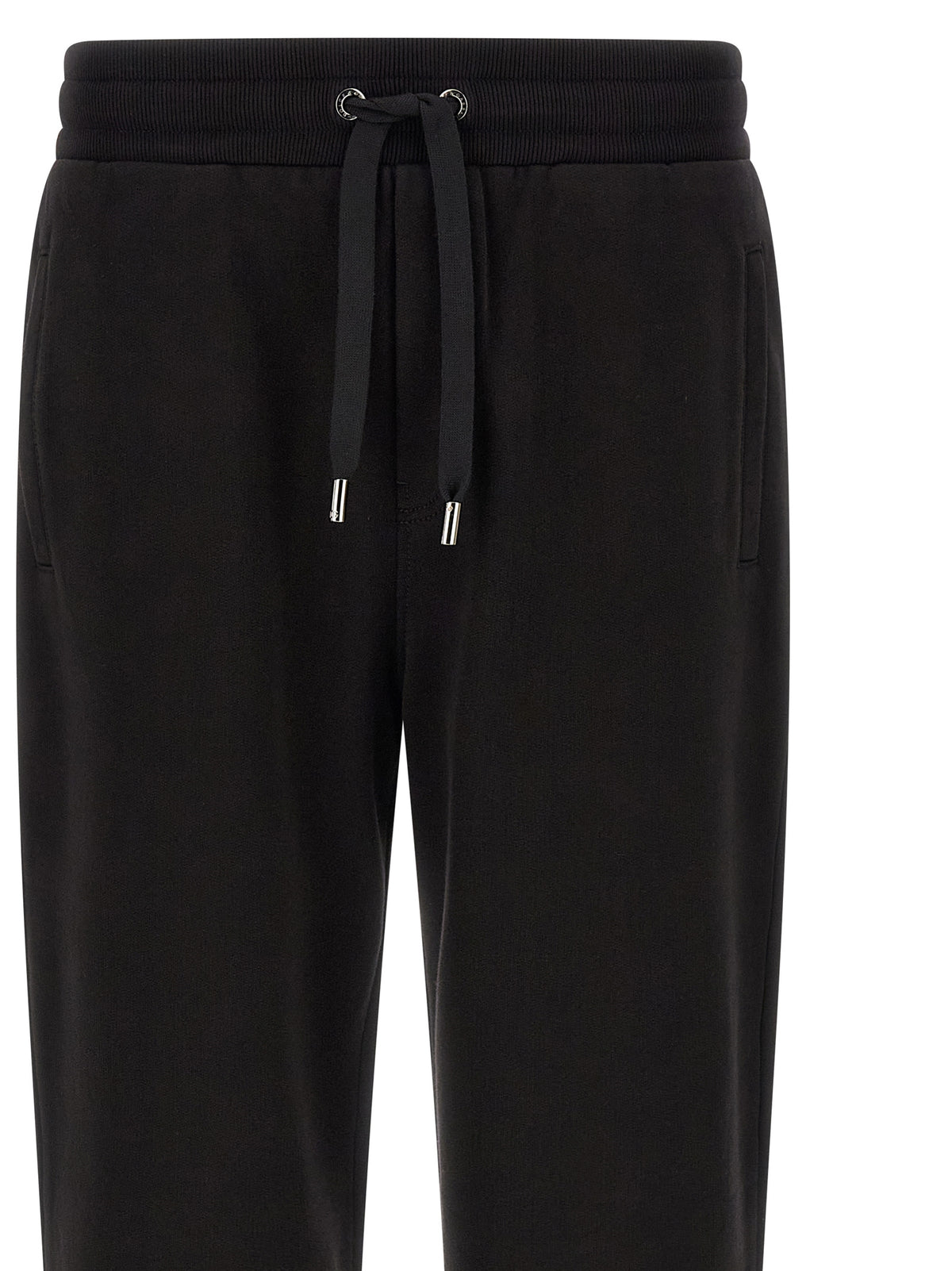 Dolce & Gabbana Black Cotton Joggers (Workout Pants)