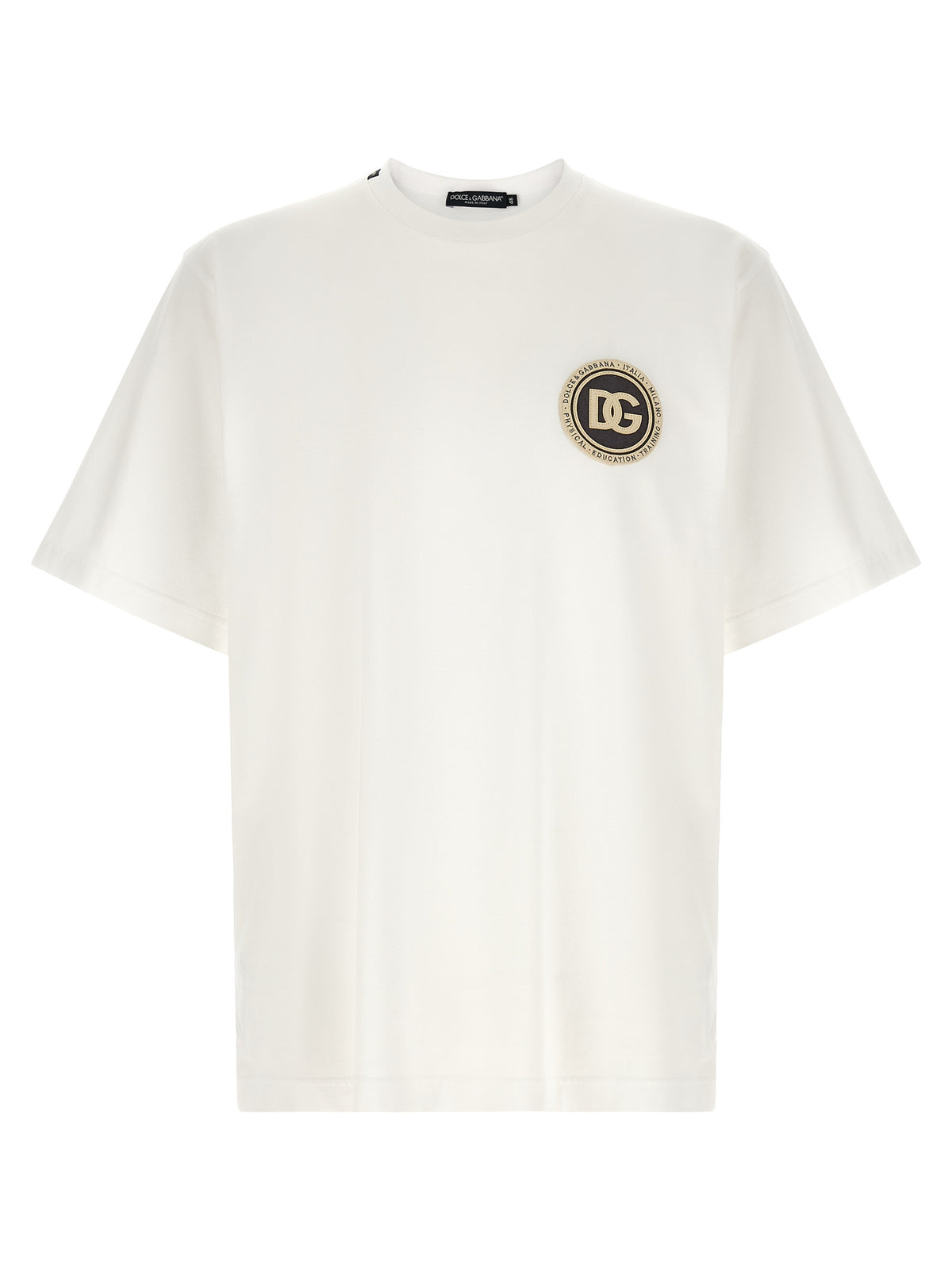 Dolce & Gabbana White Cotton T-Shirt