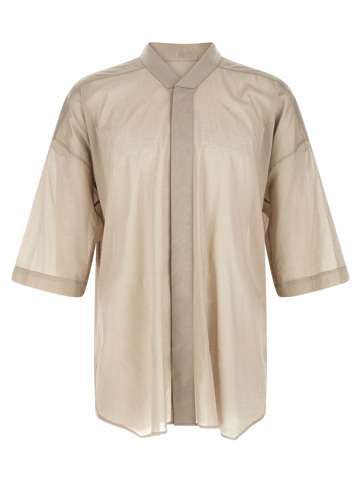 Rick Owens Gray Cotton Blouse