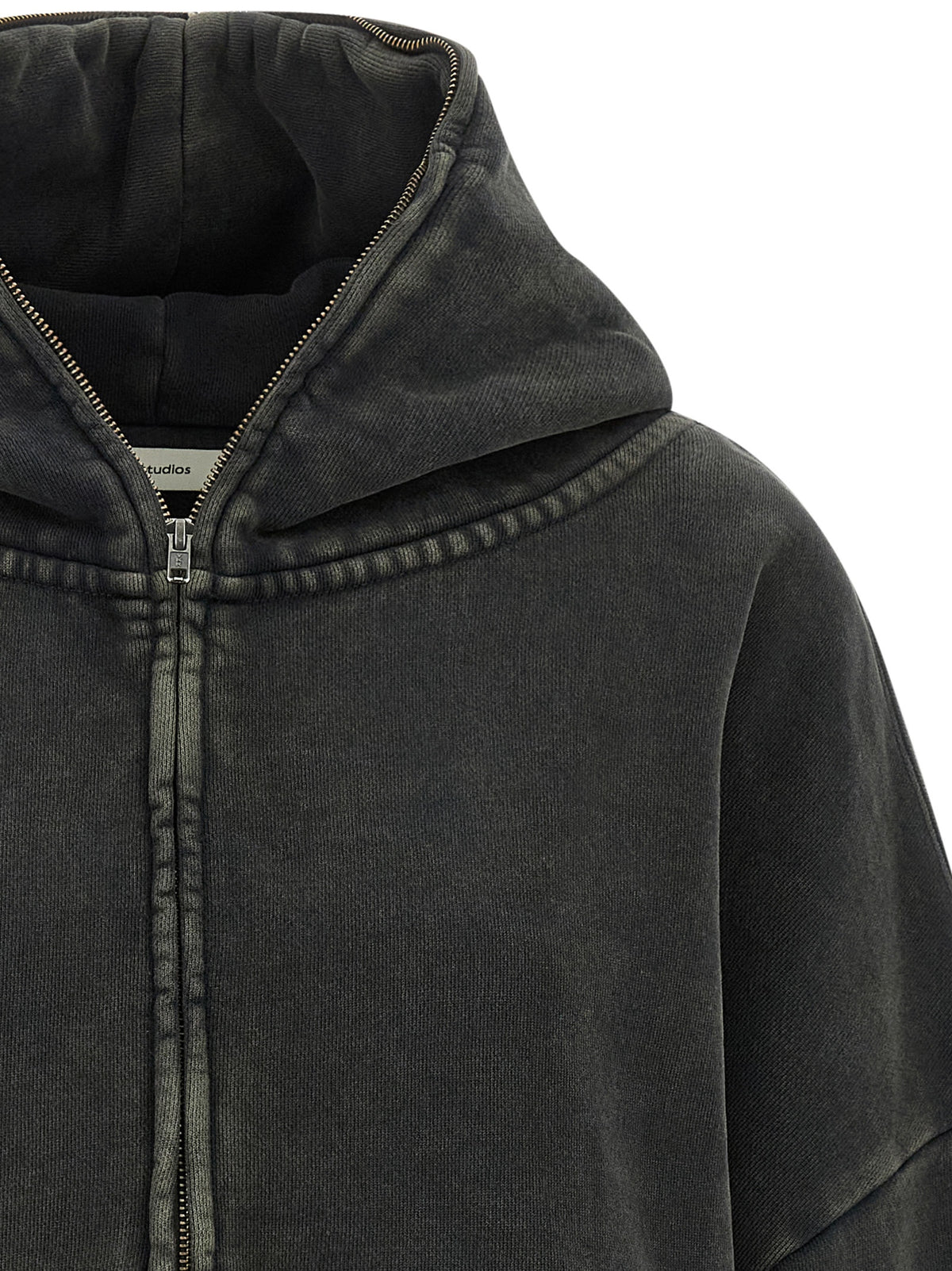 Entire Studios Gray Cotton Hoodie