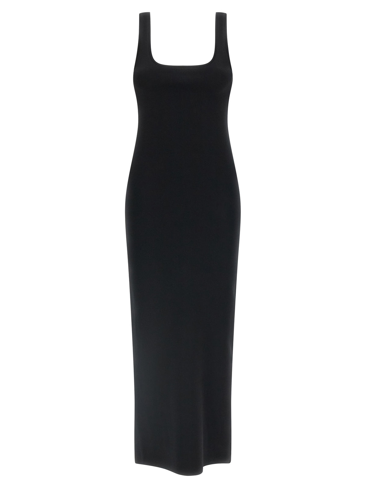 Entire Studios Black Viscose Midi Dress