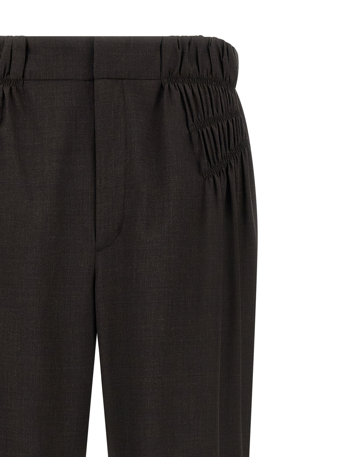 Kiko Kostadinov Brown Virgin Wool Casual Pants
