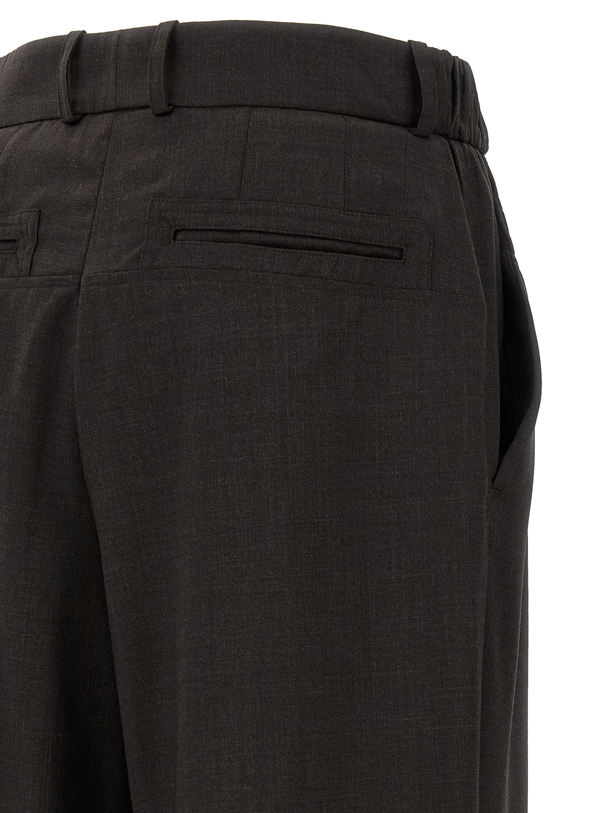 Kiko Kostadinov Brown Virgin Wool Casual Pants