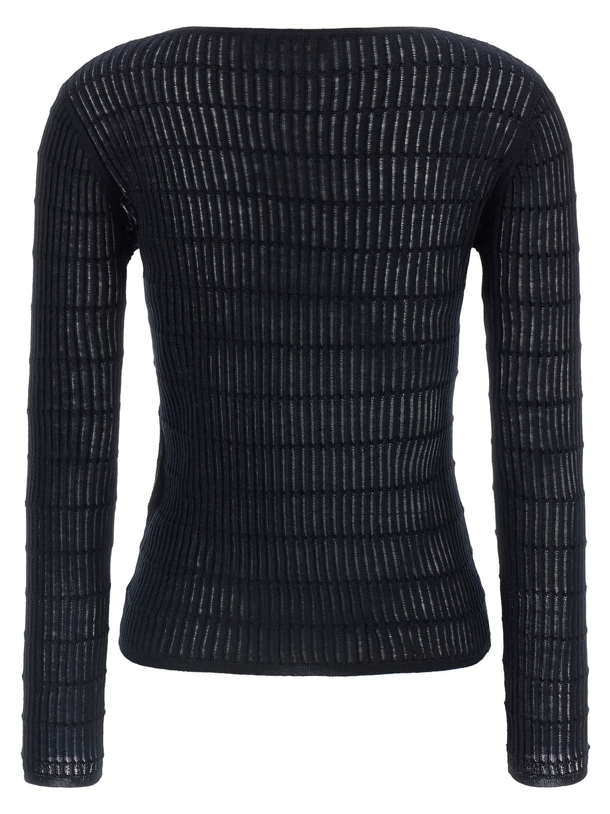 Max Mara Blue Silk Cardigan