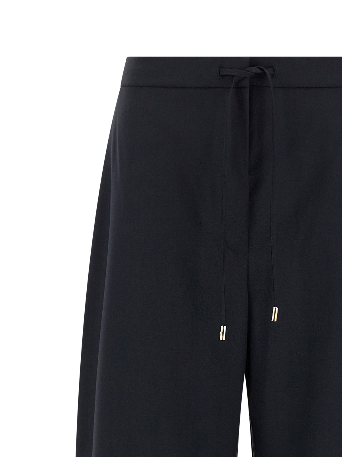 Max Mara Blue Virgin Wool Casual Pants