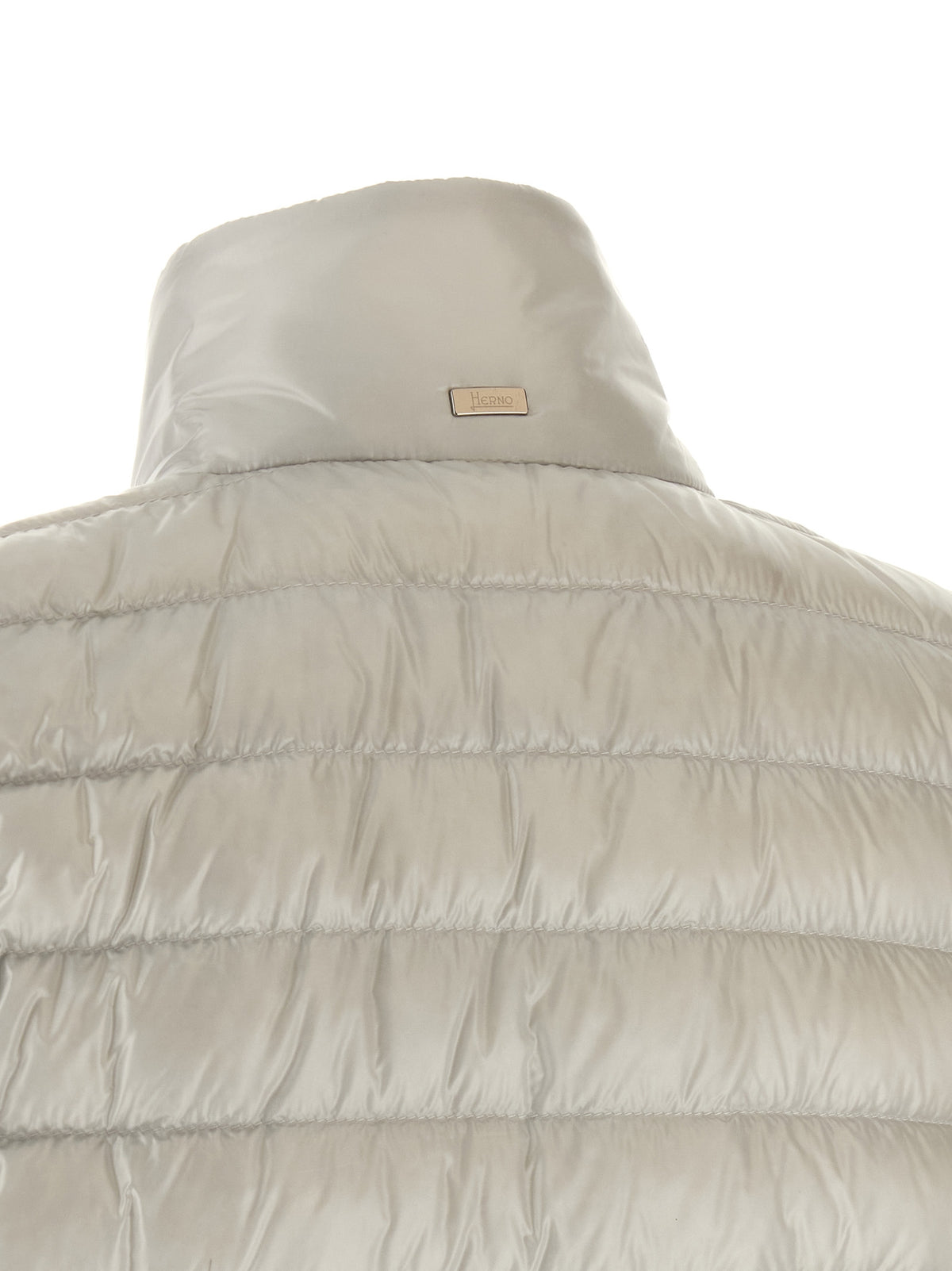 Herno Gray Polyamide Full-Length Jacket