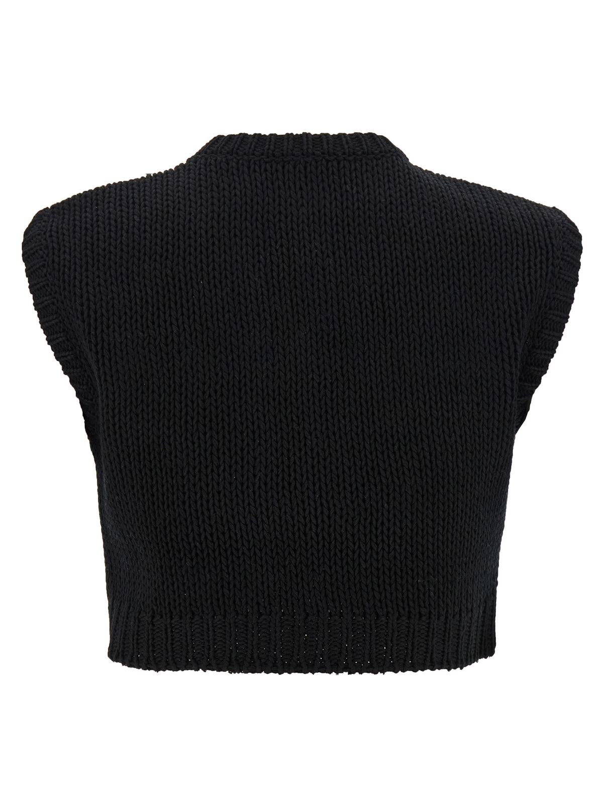 Max Mara Black Cotton Cardigan