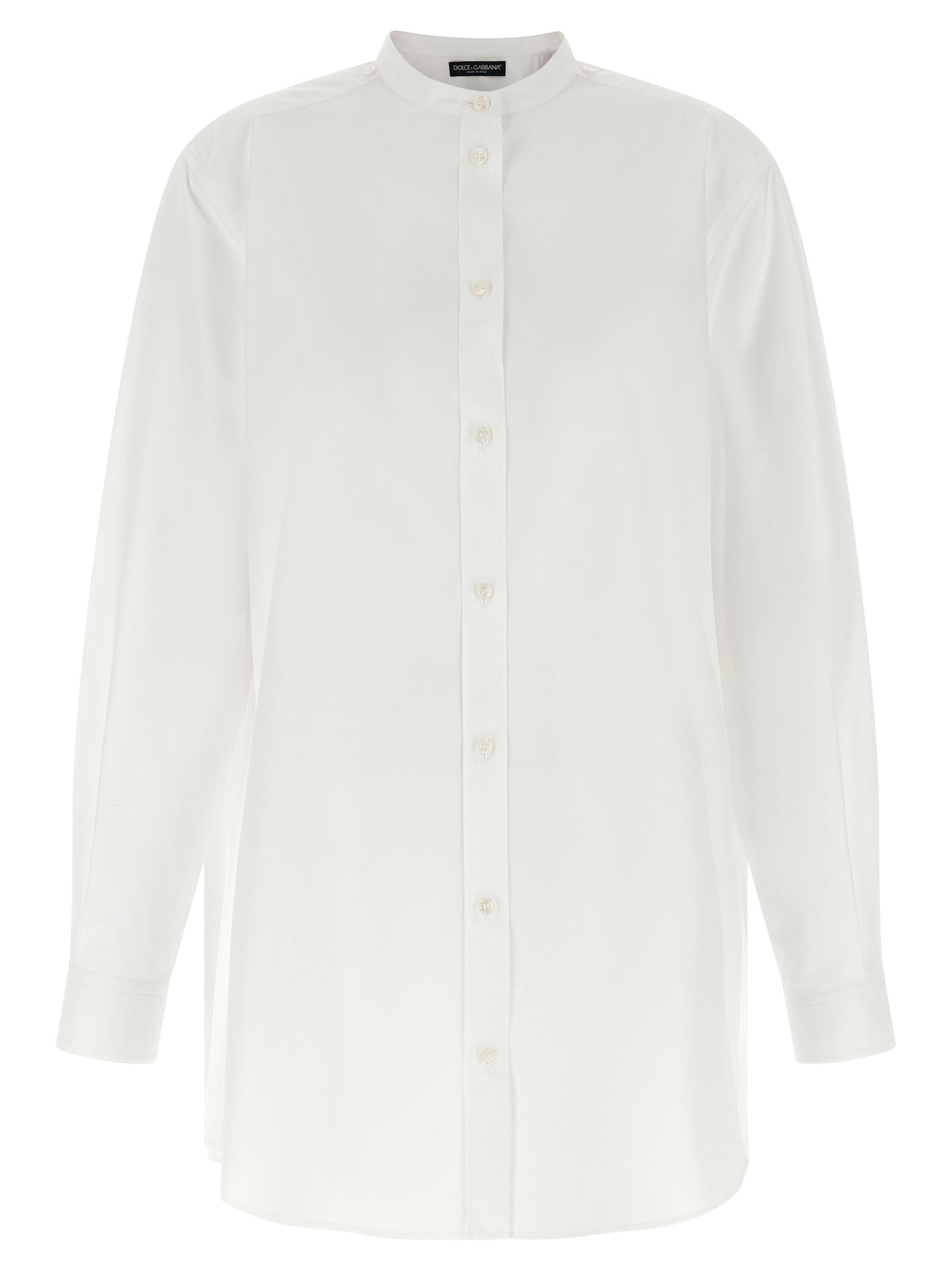 Dolce & Gabbana White Cotton Blouse