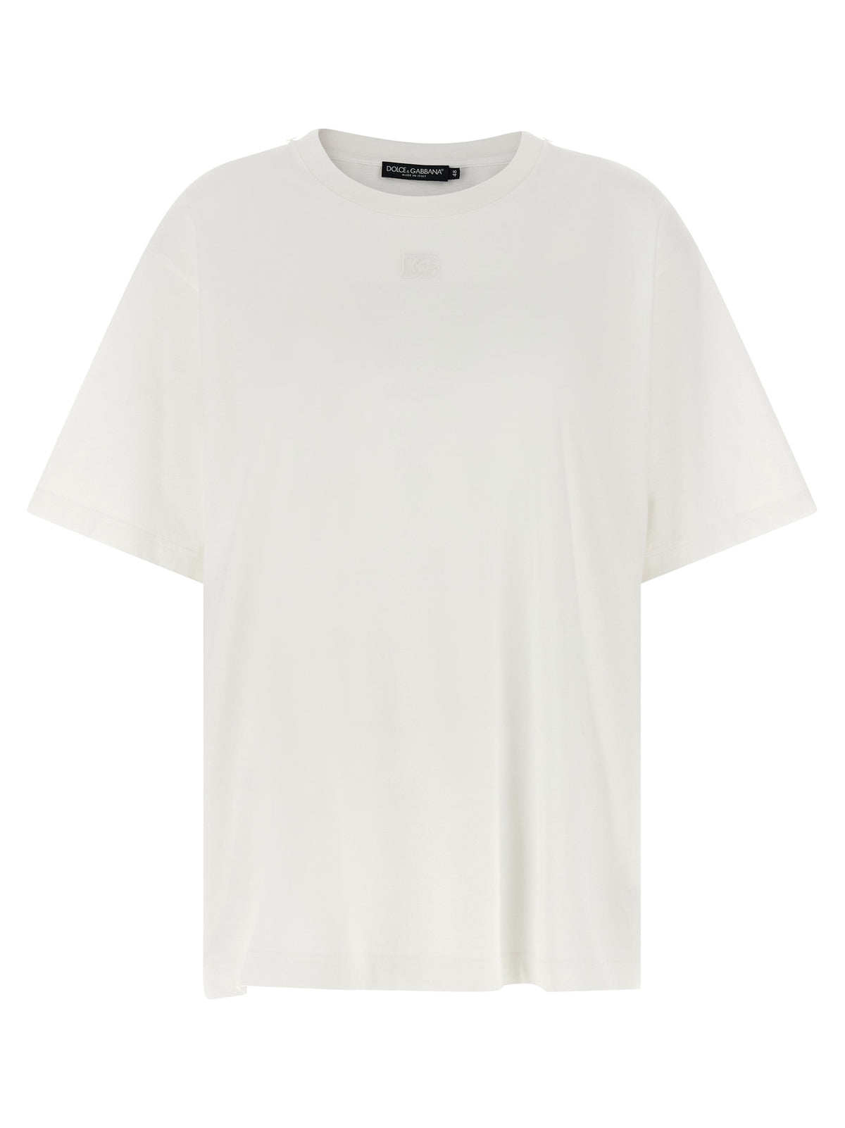 Dolce & Gabbana White Cotton T-Shirt