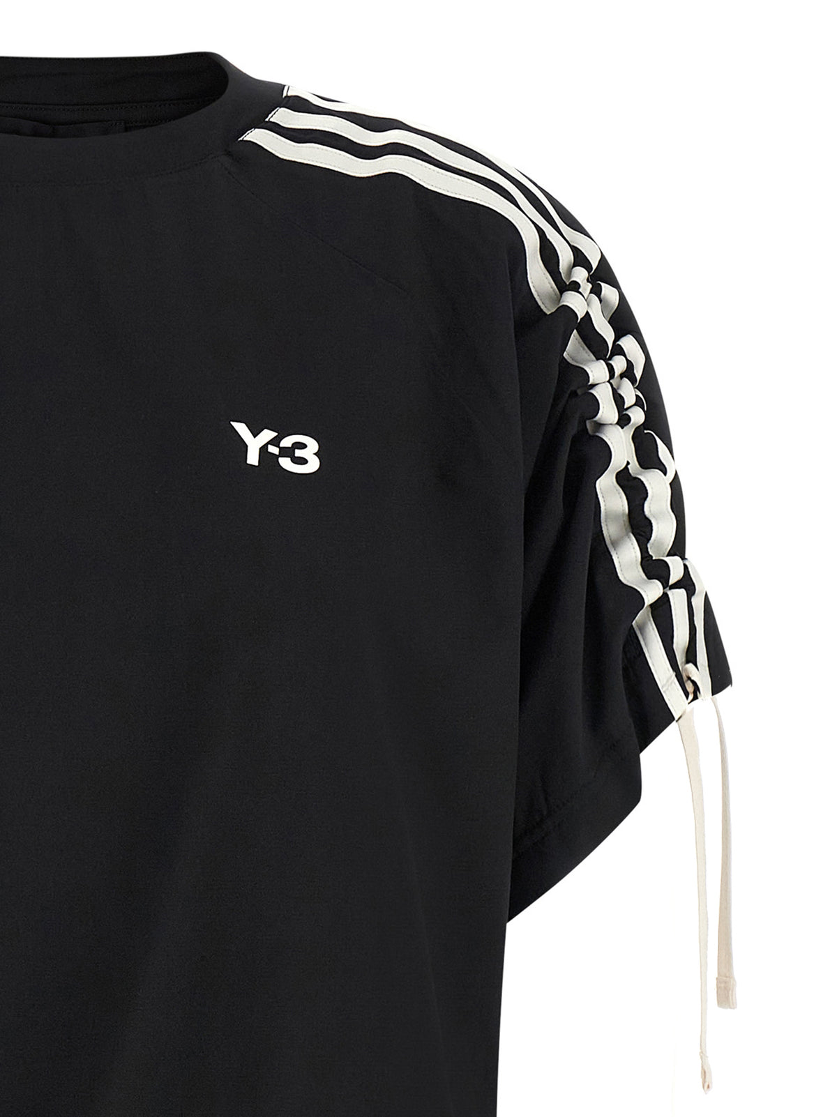 Y-3 Black Polyester Short Dress