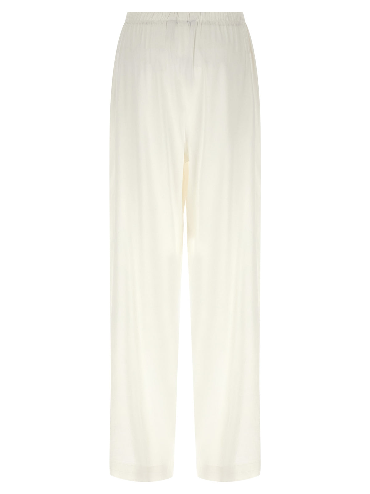 Max Mara White Linen Casual Pants