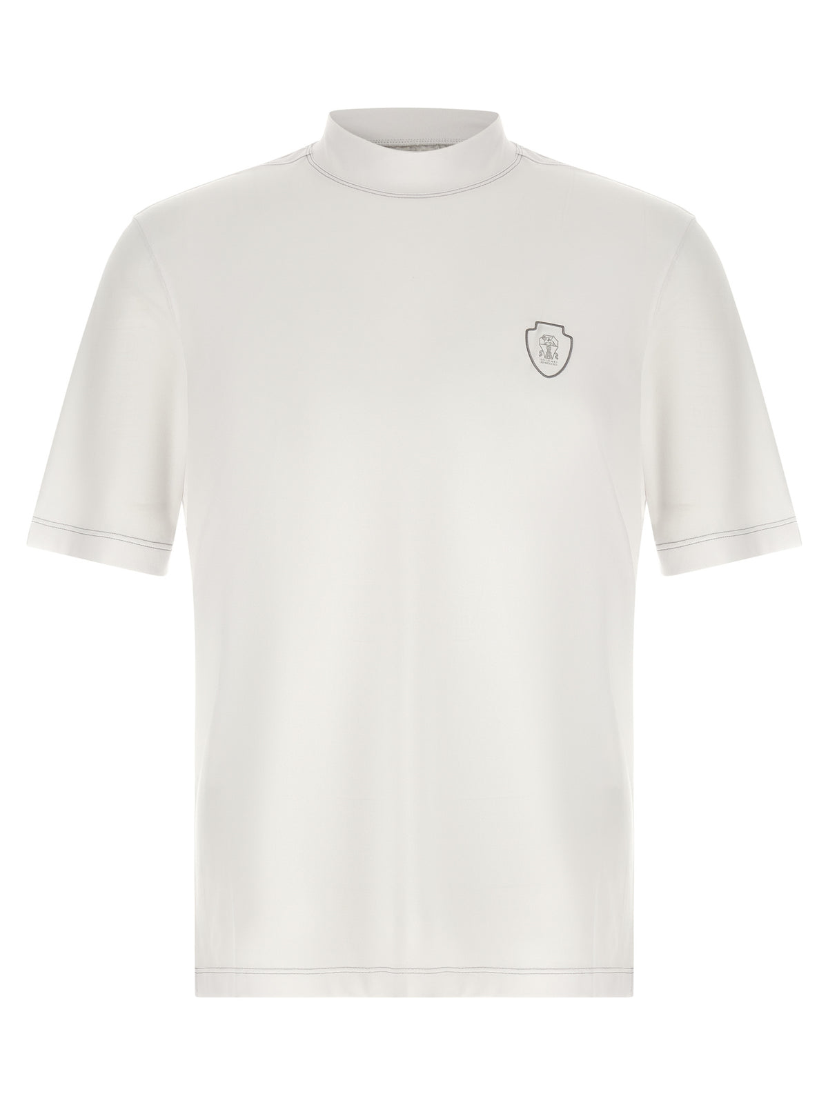 Brunello Cucinelli White Polyamide T-Shirt