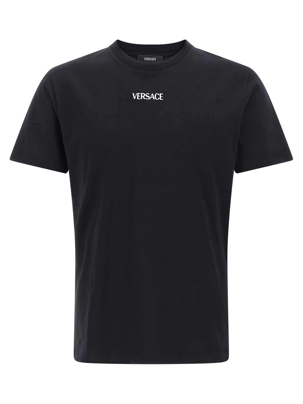 Versace Black Cotton T-Shirt