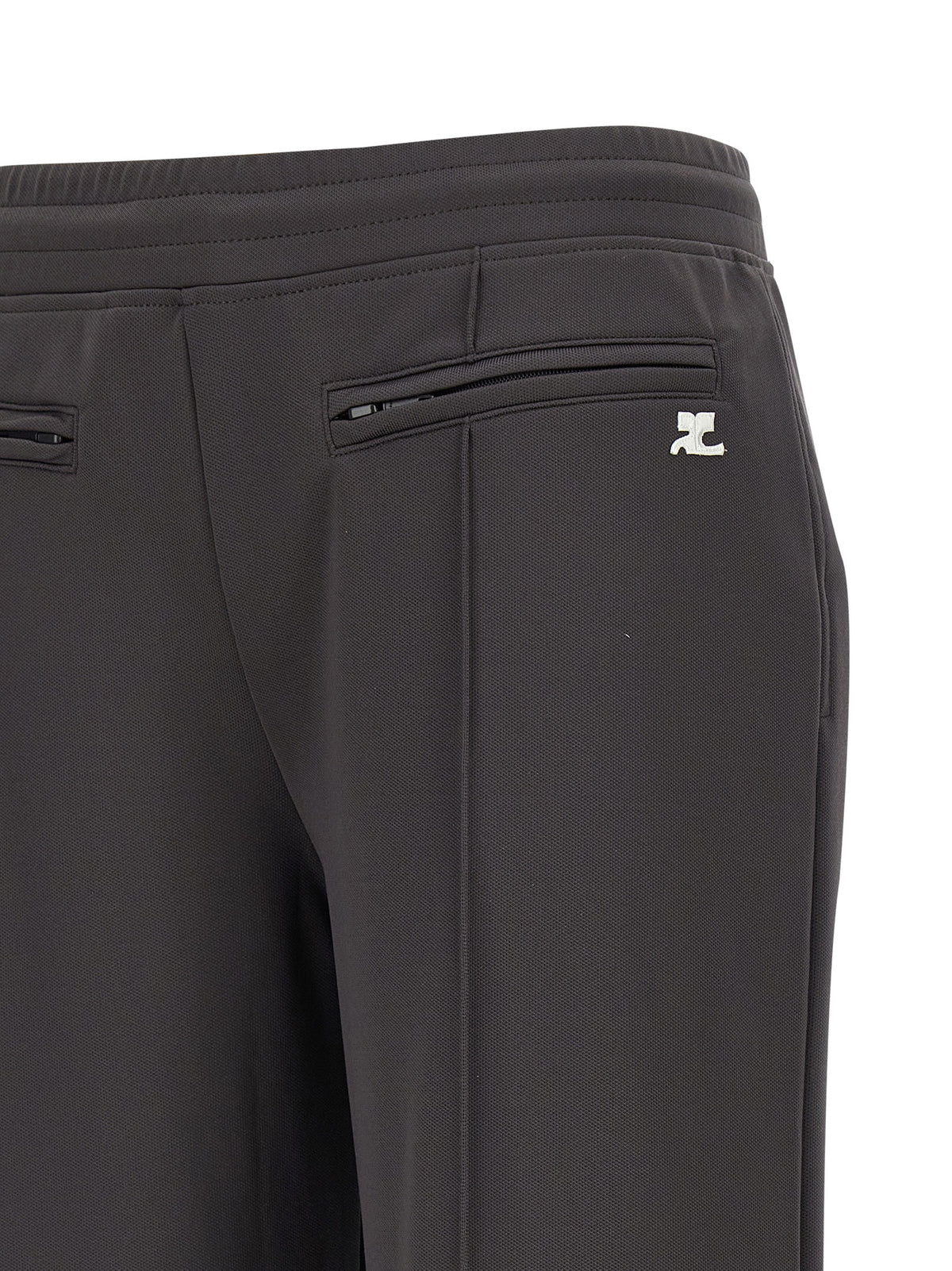 Courrèges Gray Polyester Joggers (Workout Pants)