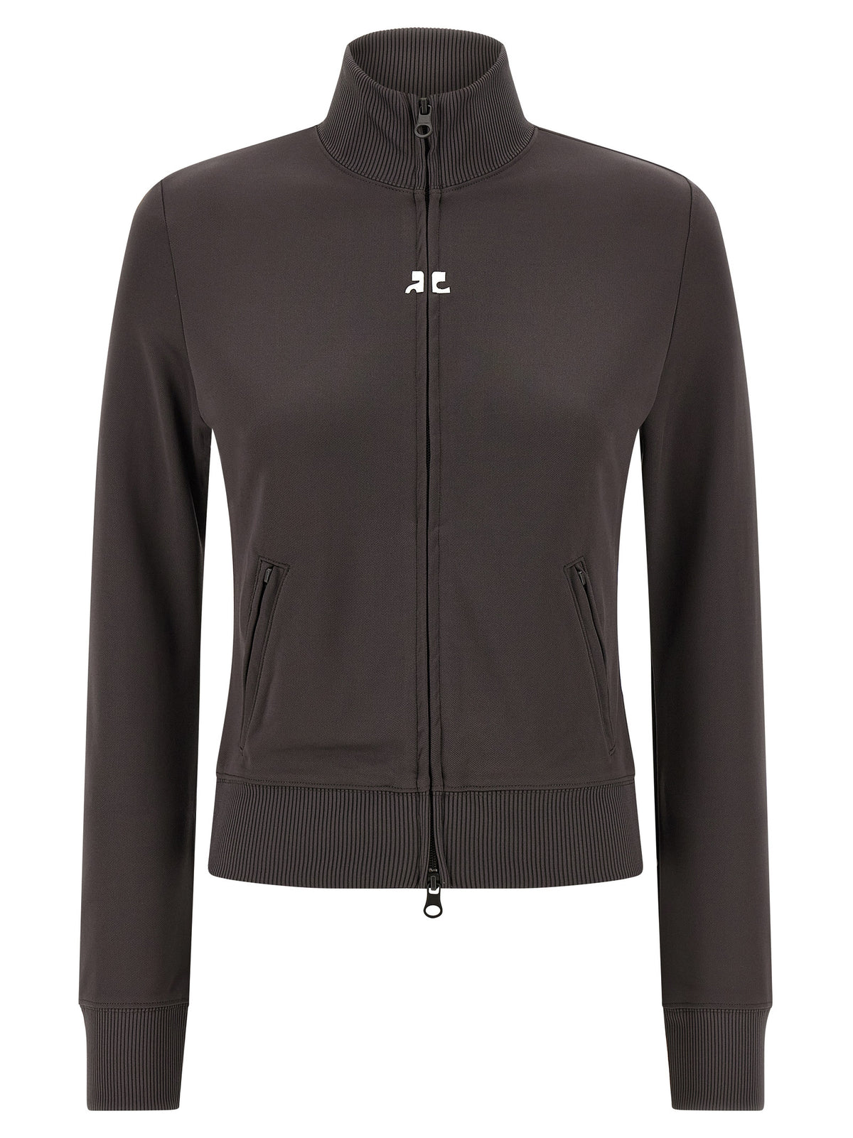 Courrèges Gray Polyester Sweatshirt