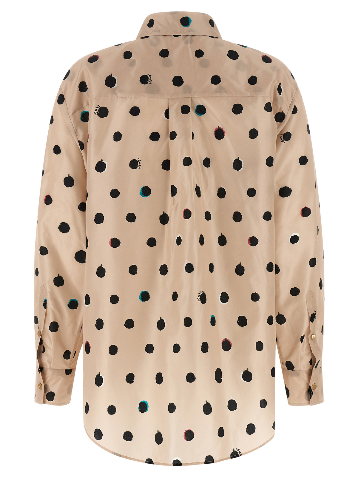 Fendi Multicolor Silk Blouse