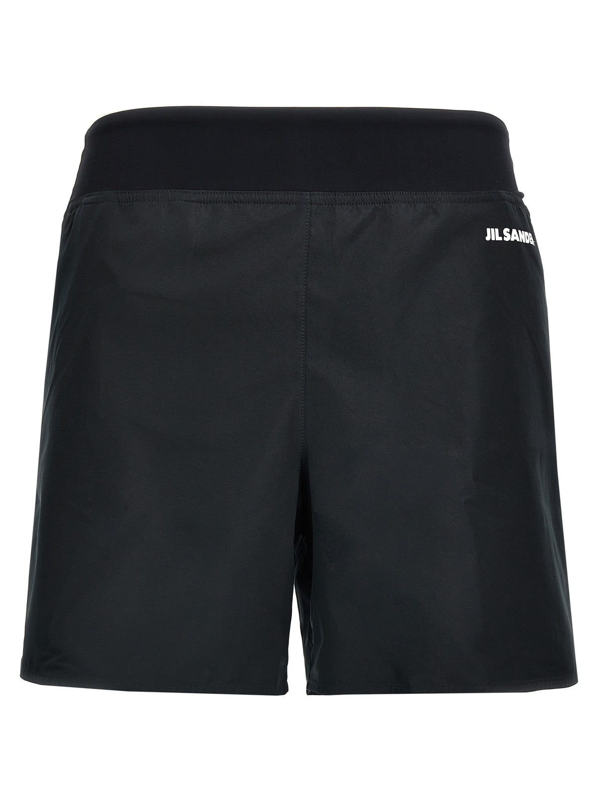 Jil Sander Black Polyester Bermuda Shorts