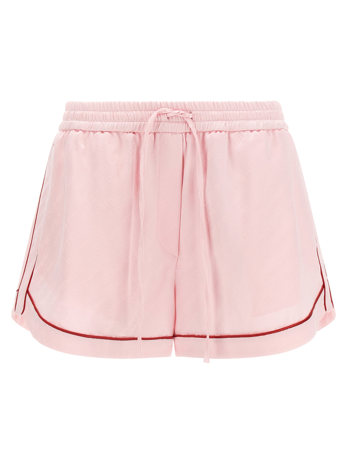 Off-White Multicolor Viscose Bermuda Shorts