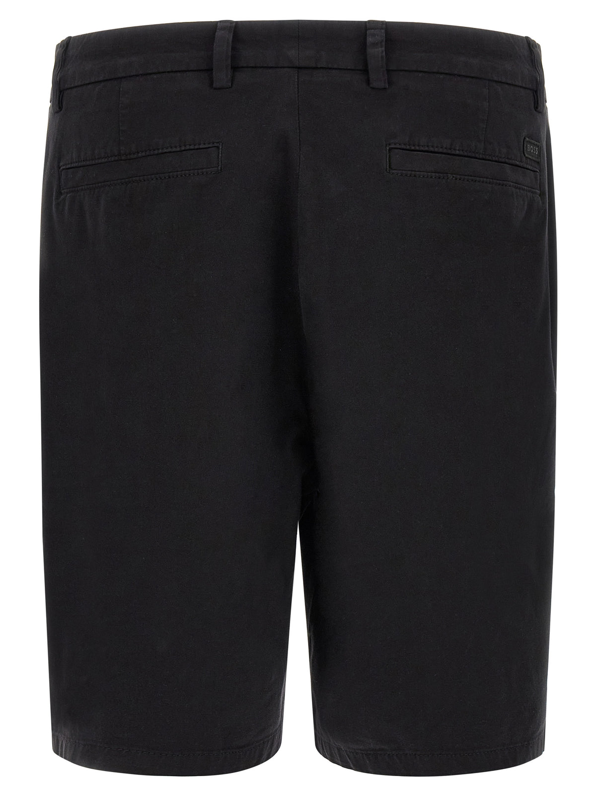 Hugo Boss Black Cotton Bermuda Shorts